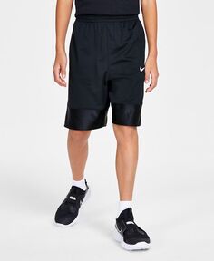 Баскетбольные шорты Big Boys Elite Dri-FIT Nike, черный