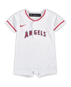 Белый трикотажный комбинезон Los Angeles Angels для новорожденных Nike, белый