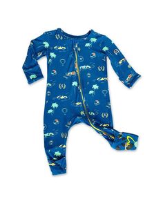 Синяя пижама-трансформер для маленьких мальчиков Monaco Bellabu Bear, мультиколор