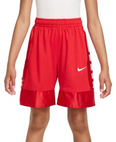 Баскетбольные шорты Big Boys Elite Dri-FIT Nike, красный