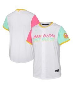 Белая футболка команды Сан-Диего Падрес Сити Коннект для новорожденных Nike, белый
