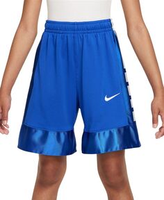Баскетбольные шорты Big Boys Elite Dri-FIT Nike, синий