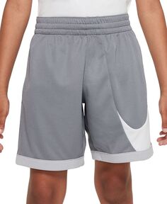 Баскетбольные шорты стандартного кроя с цветными блоками Big Boys Dri-FIT Nike, мультиколор