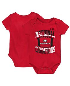 Боди для новорожденныхRed Georgia Bulldogs College Football Playoff 2022 National Champions Outerstuff, красный