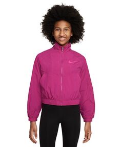 Спортивная одежда для девочек тканая куртка Nike, розовый
