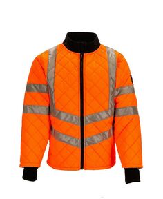 Стеганая водоотталкивающая куртка Hi Vis Diamond RefrigiWear, оранжевый