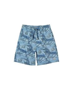 Большие синие эластичные шорты для бассейна, тянущиеся в четырех направлениях, для мальчиков – детские Psycho Tuna, синий