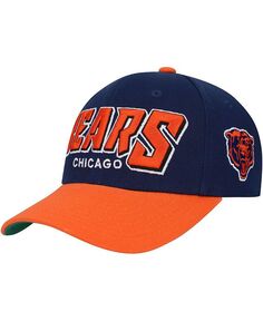 Темно-сине-оранжевая регулируемая шапка Big Boys Chicago Bears Shredder Mitchell &amp; Ness, синий