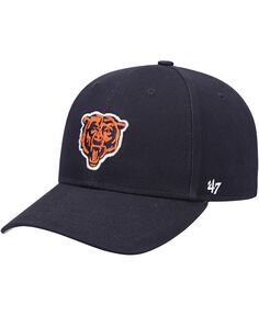 Темно-синяя регулируемая шапка унисекс Chicago Bears с логотипом Mvp для дошкольников 47 Brand, синий