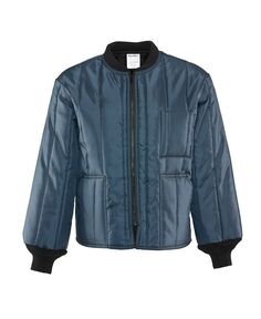 Теплая легкая утепленная рабочая куртка Econo-Tuff с волокнистым наполнителем RefrigiWear, синий