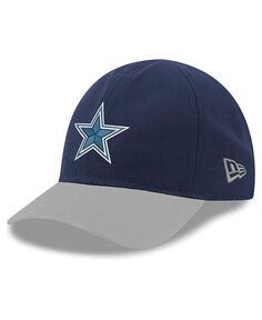 Темно-синяя, серебристая регулируемая шапка Dallas Cowboys для мальчиков и девочек My 1st 9TWENTY New Era, синий
