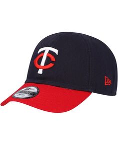 Темно-синяя шляпа Minnesota Twins Team для мальчиков и девочек цвета My First 9TWENTY Flex Hat New Era, синий