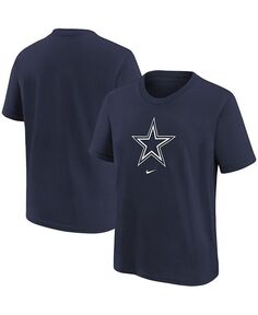 Темно-синяя футболка с надписью Little Boys Dallas Cowboys Team Nike, синий