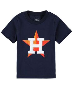 Темно-синяя футболка с основным логотипом Houston Astros Team Crew для новорожденных Outerstuff, синий