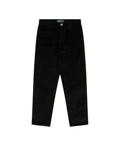 Тканые вельветовые брюки классического кроя для больших мальчиков Brooks Brothers, черный
