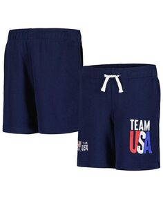 Винтажные шорты Americana Big Boys Navy Team USA Outerstuff, синий