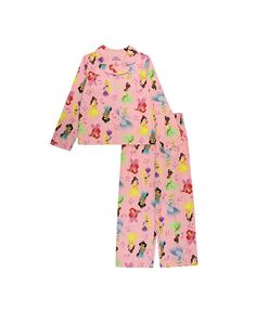 Топ и пижама для больших девочек, комплект из 2 предметов Disney Princess, мультиколор
