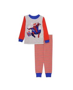 Топ и пижама для новорожденных, комплект из 2 предметов Spider-Man, мультиколор