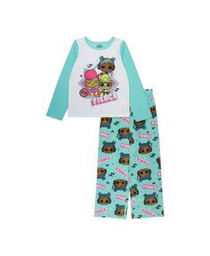 Топ и пижама для маленьких девочек, комплект из 2 предметов LOL Surprise!, мультиколор