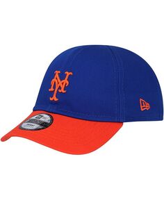 Гибкая кепка Royal New York Mets Team Color My First 9Twenty для мальчиков и девочек New Era, синий
