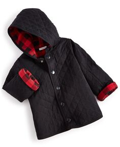 Двусторонняя куртка для маленьких мальчиков First Impressions, черный