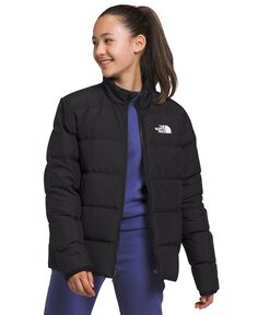 Двусторонний пуховик North для больших девочек The North Face, черный