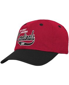 Гибкая кепка с напуском для новорожденных Cardinal и Black Arizona Cardinals Outerstuff, мультиколор