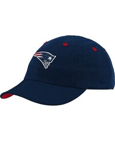 Гибкая шляпа с напуском темно-синей команды New England Patriots для мальчиков и девочек Outerstuff, синий