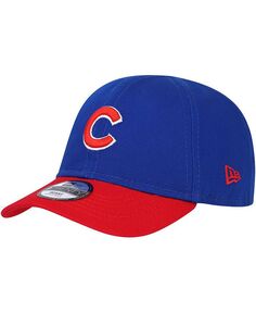 Гибкая кепка Royal Chicago Cubs для новорожденных Color My First 9Twenty New Era, синий