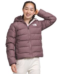 Двусторонний пуховик North для больших девочек The North Face, коричневый