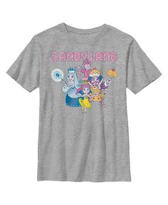 Детская футболка Candy Land Sweet с персонажами настольной игры для мальчиков Hasbro, серый