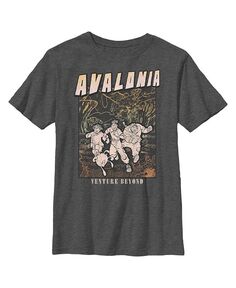 Детская футболка Strange World Avalonia Venture Beyond для мальчиков Disney, серый