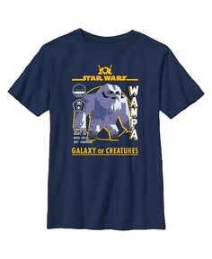 Детская футболка Вампа Звёздные войны: Галактика существ для мальчиков Disney Lucasfilm, синий
