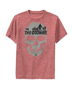 Детская футболка с логотипом The Goonies и изображением черепа для мальчиков Warner Bros., красный