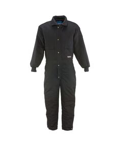 Утепленный комбинезон ComfortGuard из водостойкой джинсовой ткани RefrigiWear, черный