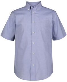 Униформа для маленьких мальчиков, синяя оксфордская рубашка стрейч Nautica, синий