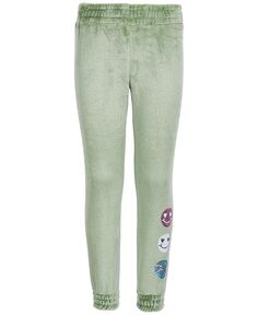 Уютные спортивные штаны с пайетками для больших девочек Colette Lilly, зеленый