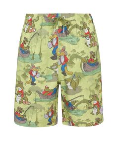 Детские шорты для бассейна Gator Billies, эластичные в четырех направлениях, для мальчиков Psycho Tuna, зеленый