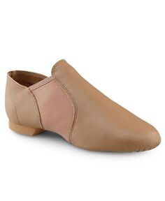 Джазовые туфли без шнуровки для маленьких мальчиков и девочек серии E Capezio, коричневый