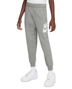 Флисовые спортивные брюки Big Kids Club Nike, серый