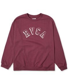 Флисовый свитшот с логотипом Junior&apos;s Ivy League RVCA, фиолетовый