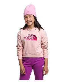 Флисовый пуловер с капюшоном для больших девочек Camp The North Face, розовый