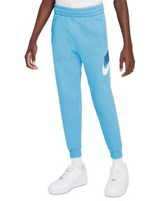 Флисовые спортивные брюки Big Kids Club Nike, синий