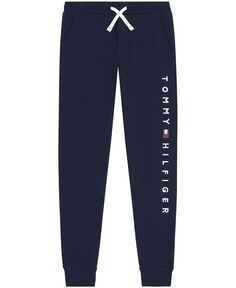 Джоггеры на шнурке для маленьких мальчиков Quadrant Tommy Hilfiger, синий