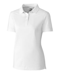 Женская рубашка поло Advantage Tri-Blend Pique Cutter &amp; Buck, белый