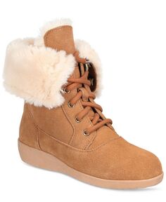 Зимние ботинки Aubreyy на шнуровке Style &amp; Co, коричневый
