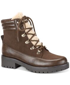 Зимние ботинки Fantasiaa на шнуровке Style &amp; Co, коричневый