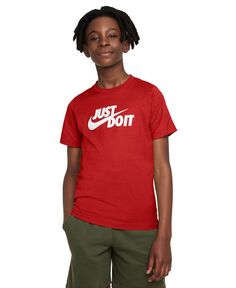 Футболка с рисунком Big Kids Sportswear Nike, красный