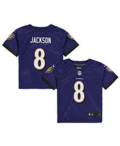 Игровая майка для мальчиков и девочек Baltimore Ravens Ламар Джексон Nike, фиолетовый