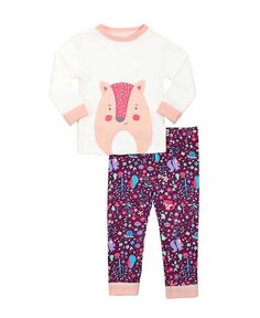 Игрушечная футболка и штаны Convert-A для маленьких девочек, комплект из 2 предметов Snugabye, мультиколор